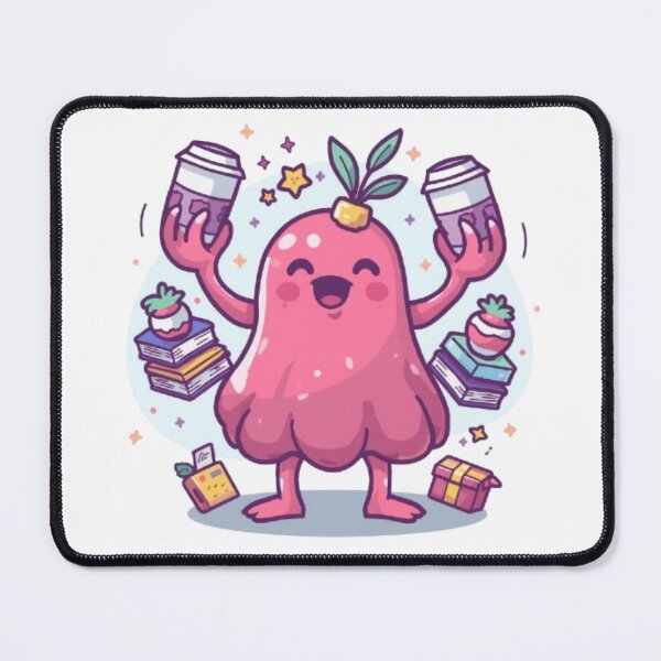 Item preview, Anxiety Blob Sticker | Cute Overthinking Monster Kawaii Design designed and sold by Stylestickers55.