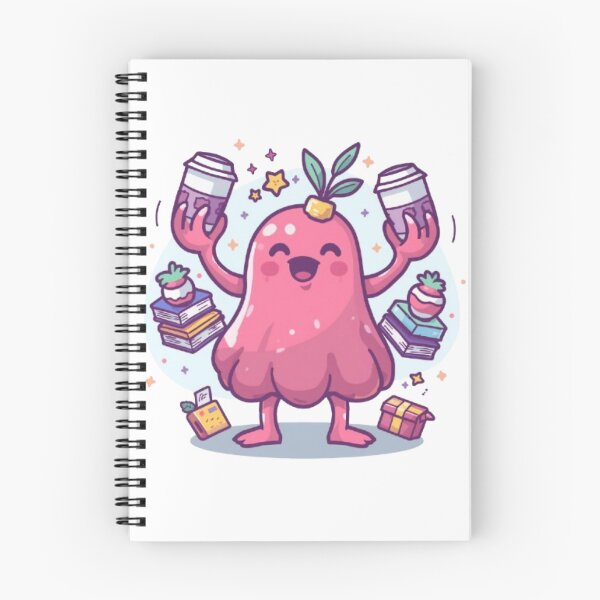 Item preview, Anxiety Blob Sticker | Cute Overthinking Monster Kawaii Design designed and sold by Stylestickers55.