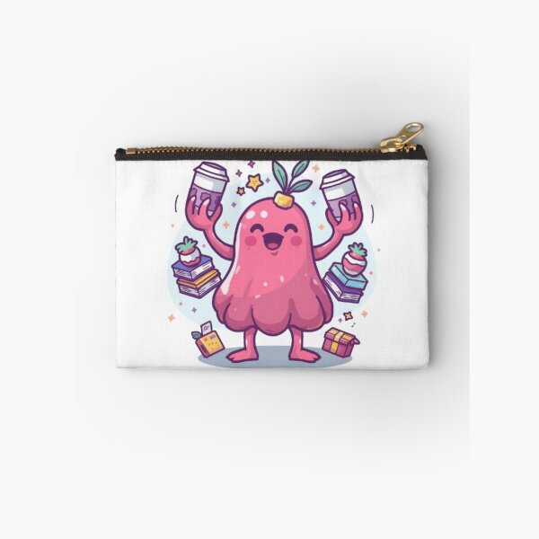 Item preview, Anxiety Blob Sticker | Cute Overthinking Monster Kawaii Design designed and sold by Stylestickers55.