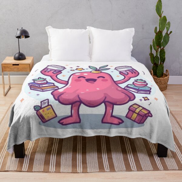 Item preview, Anxiety Blob Sticker | Cute Overthinking Monster Kawaii Design designed and sold by Stylestickers55.