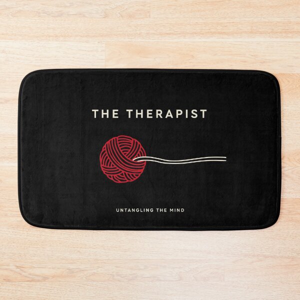 Item preview, The Therapist Untangling The Mind Red Yarn Ball designed and sold by Enea Kelo.