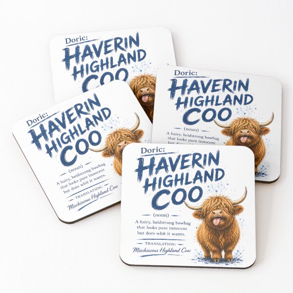 Item preview, Haverin Highland Coo  designed and sold by SMalcolmDesigns.