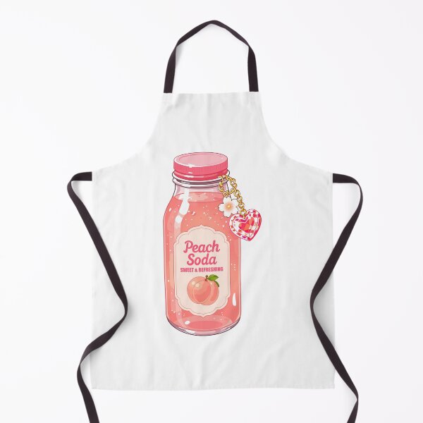 Item preview, Kawaii Peach Soda Drink designed and sold by KJackArtwork.