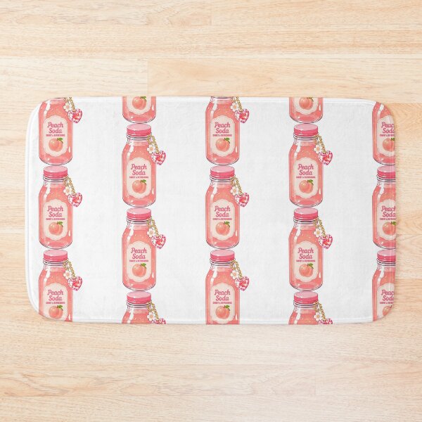 Item preview, Kawaii Peach Soda Drink designed and sold by KJackArtwork.