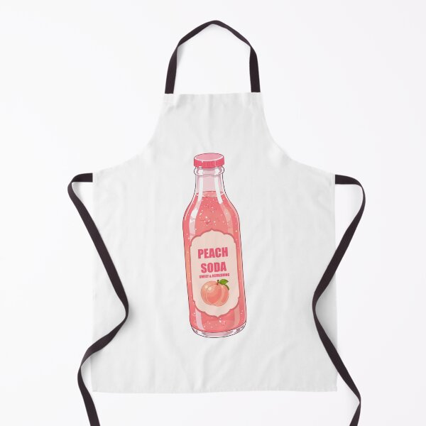 Item preview, Kawaii Peach Soda Drink designed and sold by KJackArtwork.