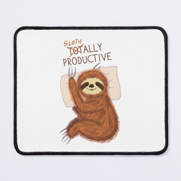 Item preview, Cute Sleeping Sloth with Pillow and Funny Text designed and sold by ChantellaGF.