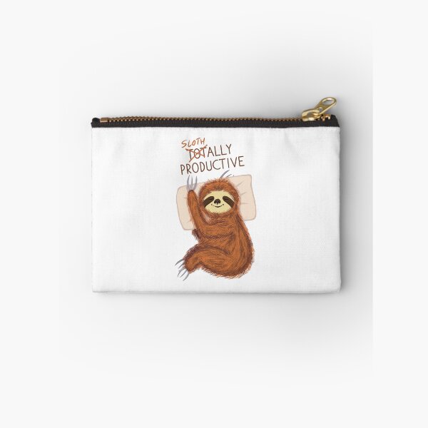 Item preview, Cute Sleeping Sloth with Pillow and Funny Text designed and sold by ChantellaGF.