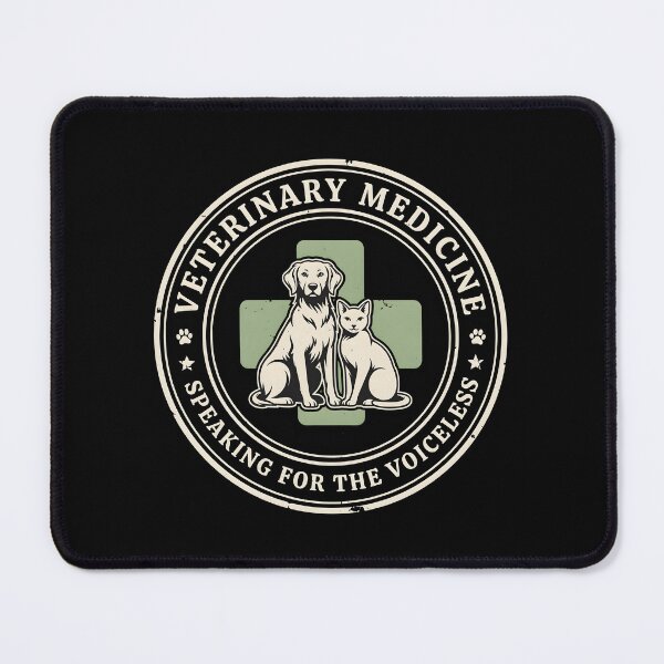 Item preview, Veterinary Medicine Speaking For The Voiceless Vet Badge designed and sold by Enea Kelo.
