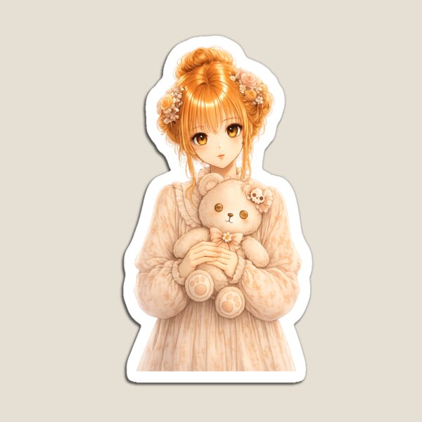 Item preview,  Floral Britt II | Gem | Luck | Floral |  Anime Sticker Origami  designed and sold by NycoleCylvonna1987.