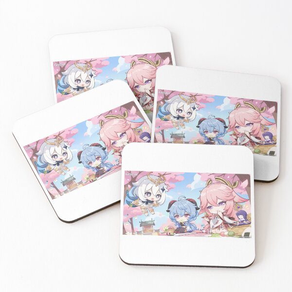 Item preview, Yae Miko, Paimon and Ganyu designed and sold by Lauwuuh.