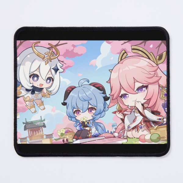 Item preview, Yae Miko, Paimon and Ganyu designed and sold by Lauwuuh.