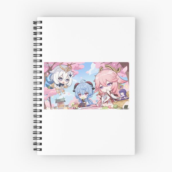 Item preview, Yae Miko, Paimon and Ganyu designed and sold by Lauwuuh.