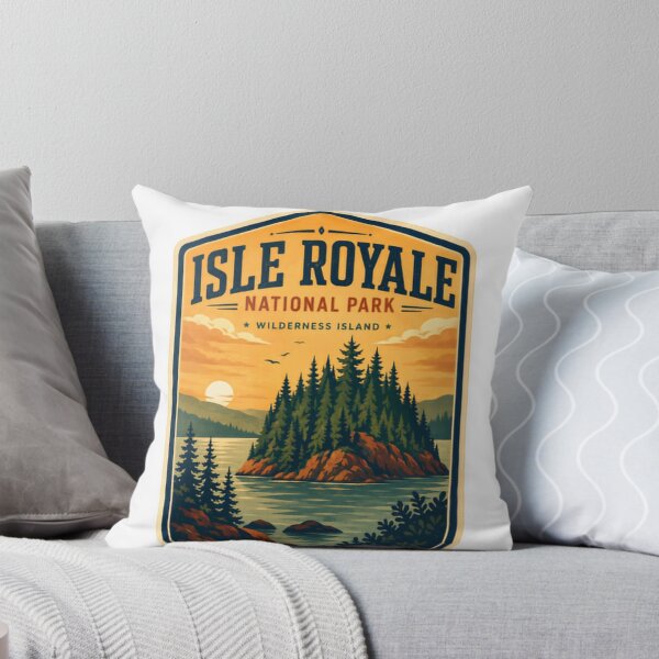 Item preview, Isle Royale National Park Wilderness Island Est. 1940 Michigan USA Travel Outdoors Nature Lover designed and sold by Simsimah26Parks.
