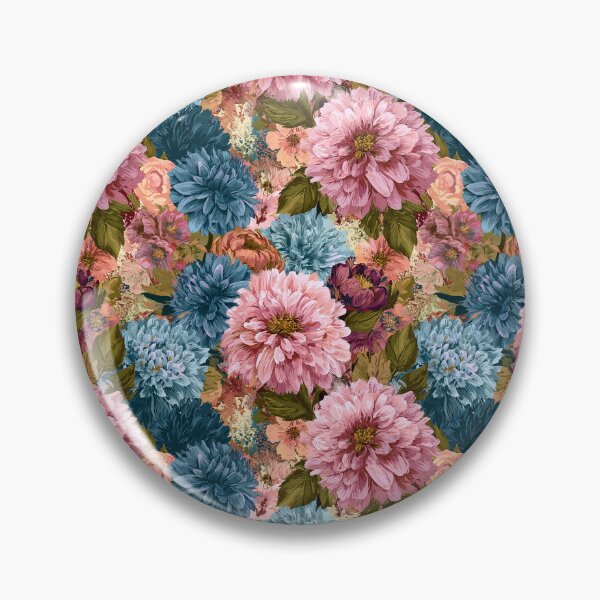 Item preview, Classic Dahlias Texture  - Botanical Garden Pattern  - Birthday Gifts For Girlfriend designed and sold by RoyalStarsPatts.