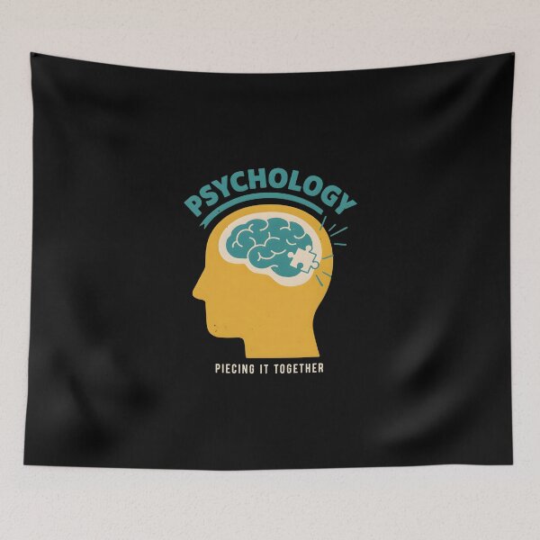 Item preview, Psychology Piecing It Together Brain Puzzle Piece designed and sold by Enea Kelo.
