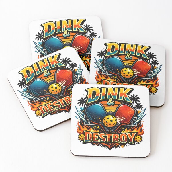 Item preview, Dink & Destroy Pickleball Shirt | Funny Pickleball Paddle Graphic designed and sold by jahiggin.