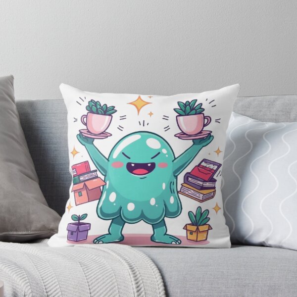 Item preview, Cute Anxiety Monster | Funny Overthinking Blob Sticker designed and sold by Stylestickers55.
