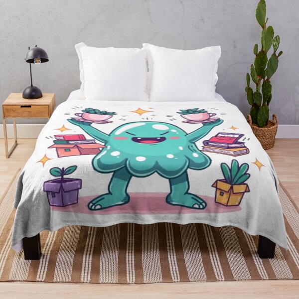 Item preview, Cute Anxiety Monster | Funny Overthinking Blob Sticker designed and sold by Stylestickers55.