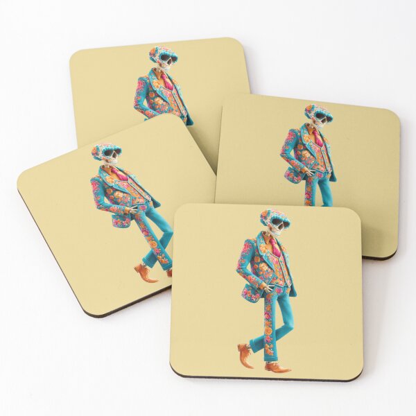 Item preview, Dia de Muertos Skeleton Gentleman | Floral Catrín Mexican Art designed and sold by MythicMood.