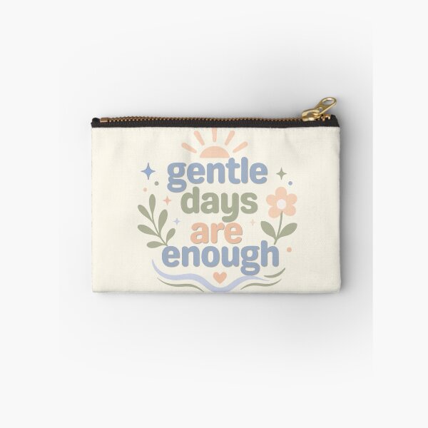 Item preview, Gentle Days Are Enough – Minimalist Mindfulness Typography designed and sold by CosmicQuietLab.