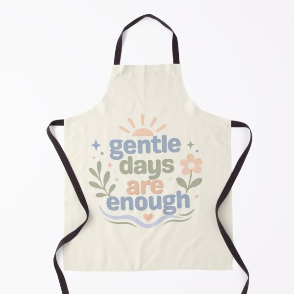 Item preview, Gentle Days Are Enough – Minimalist Mindfulness Typography designed and sold by CosmicQuietStudio.