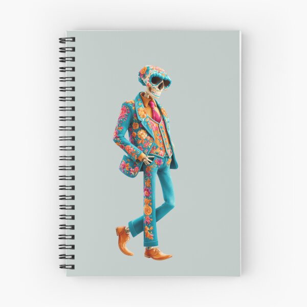 Item preview, Dia de Muertos Skeleton Gentleman | Floral Catrín Mexican Art designed and sold by MythicMood.
