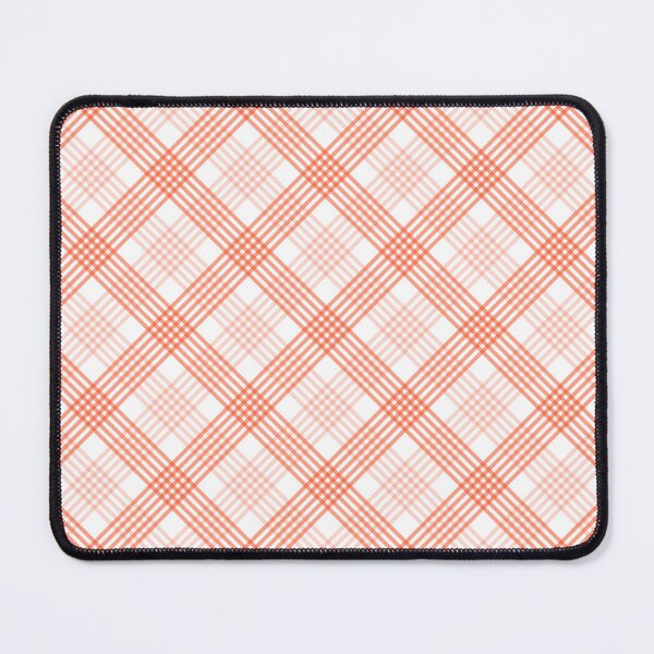 Item preview, Diagonal Plaid Pattern (orange lines on white) designed and sold by JMParadis.