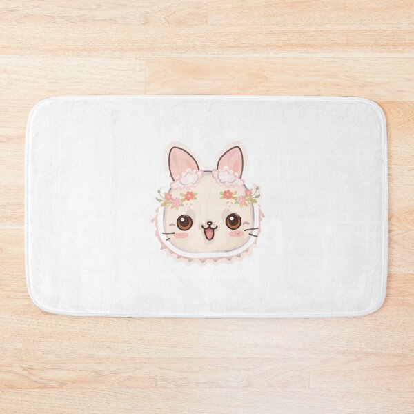 Item preview, Floral Bunny Face Sticker – Rabbit with Flower Crown Vinyl Decal for Laptop, Water Bottle, Journal, Planner & Spring Gift designed and sold by Pandey14.