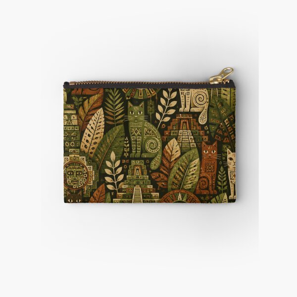 Item preview, Incan Jungle Cats Pattern designed and sold by Mindworx21.