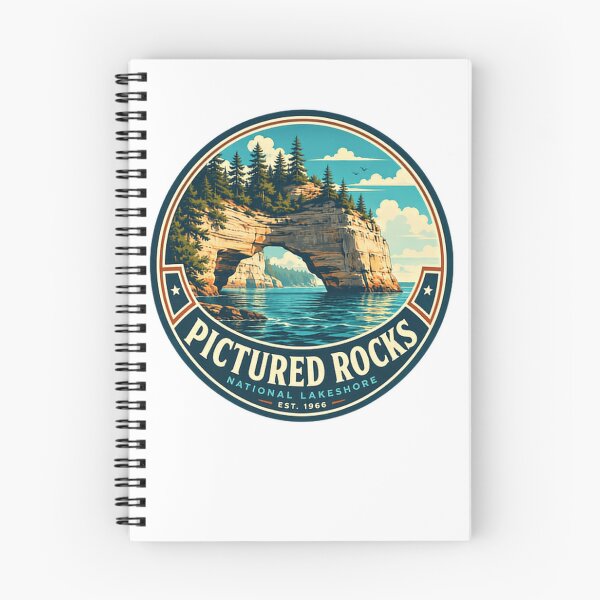 Item preview, Pictured Rocks National Lakeshore Est. 1966 Michigan Travel National Park Hiking Camping designed and sold by Simsimah26Parks.