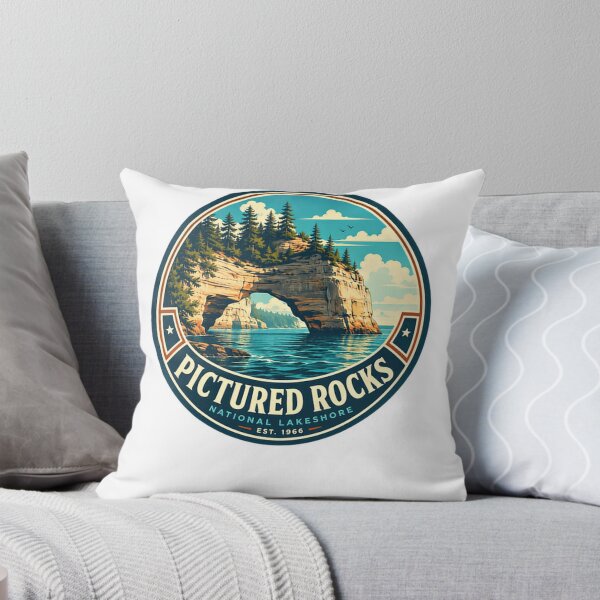 Item preview, Pictured Rocks National Lakeshore Est. 1966 Michigan Travel National Park Hiking Camping designed and sold by Simsimah26Parks.