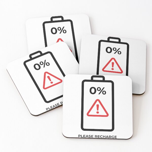 Item preview, Social Battery 0% designed and sold by mdbrna.