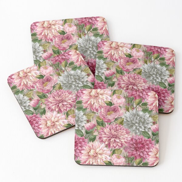 Item preview, Unique Dahlias  - Flower Garden Pattern  - Birthday Gifts For Him designed and sold by RoyalStarsPatts.