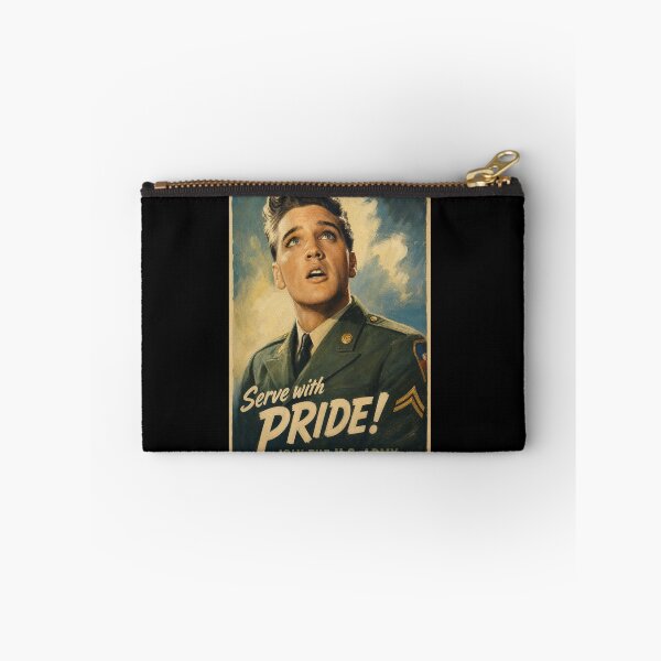 Item preview, Elvis Presley Vintage U.S. Army "Serve With Pride" Recruiting Poster designed and sold by ElvisVintagePosters.