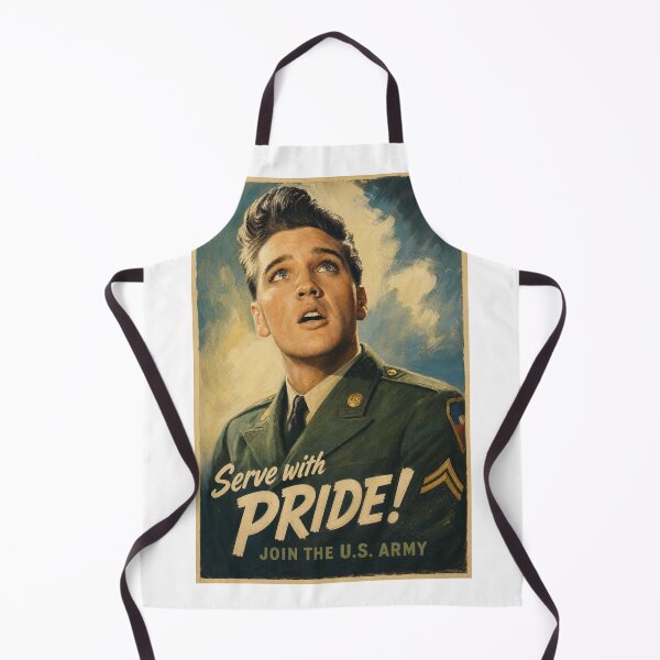 Item preview, Elvis Presley Vintage U.S. Army "Serve With Pride" Recruiting Poster designed and sold by ElvisVintagePosters.