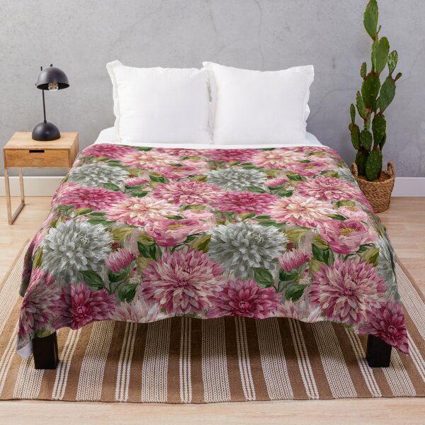 Item preview, Unique Dahlias - Flower Garden Pattern - Birthday Gifts For Him designed and sold by RoyalStarsPatts.