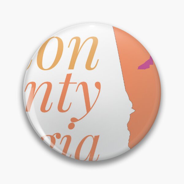 Item preview, El condado de Fulton, Georgia, aparece resaltado en el mapa estatal. designed and sold by TheIconSmith.