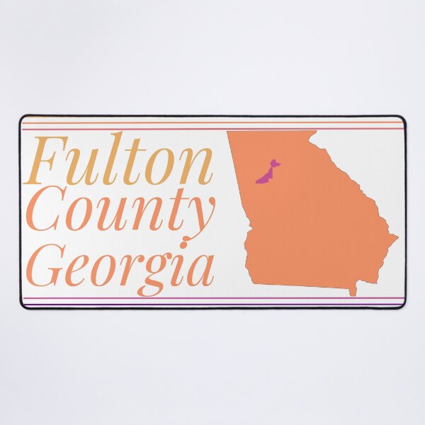 Item preview, Fulton County Georgia Highlighted on State Map designed and sold by TheIconSmith.