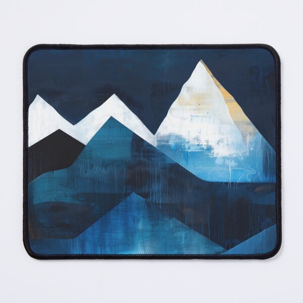 Item preview, Blue Light – Cool Tone Abstract Art designed and sold by MarkedArtPrints.