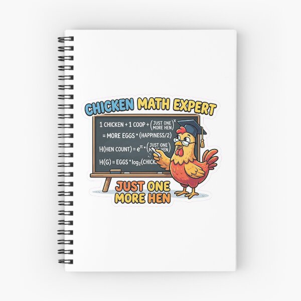 Item preview, Chicken Math Expert. Just One More Hen designed and sold by mdbrna.