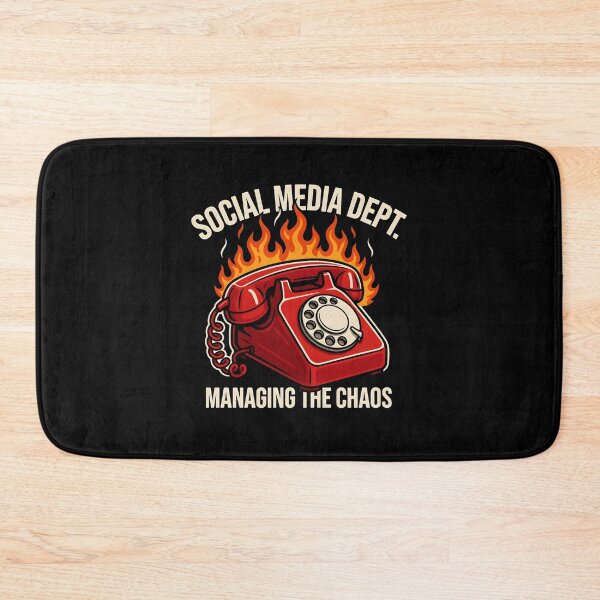 Item preview, Social Media Dept Managing The Chaos Burning Phone designed and sold by Enea Kelo.