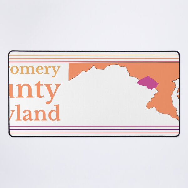 Item preview, Montgomery County Maryland Highlighted on State Map designed and sold by TheIconSmith.