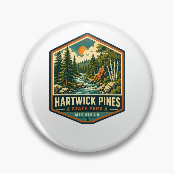 Item preview, Hartwick Pines State Park Michigan Travel Nature Outdoors designed and sold by Simsimah26Parks.
