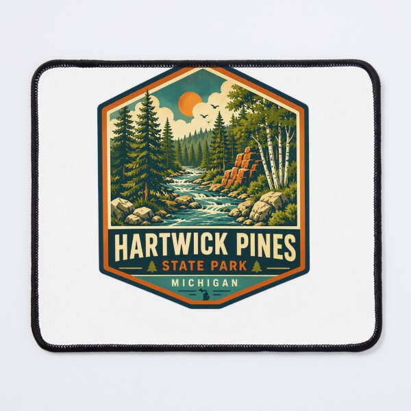 Item preview, Hartwick Pines State Park Michigan Travel Nature Outdoors designed and sold by Simsimah26Parks.