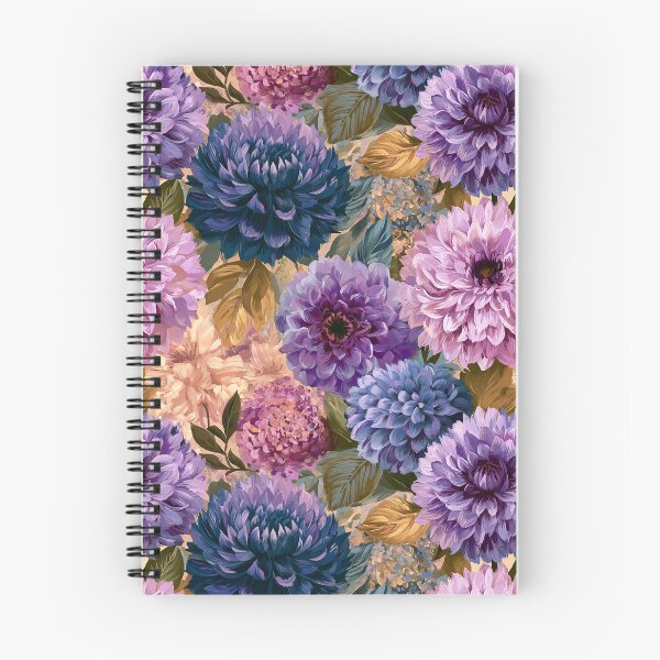 Item preview, Bold Dahlias Texture  - Retro Flower Floral  - Birthday Gifts For Husband designed and sold by RoyalStarsPatts.