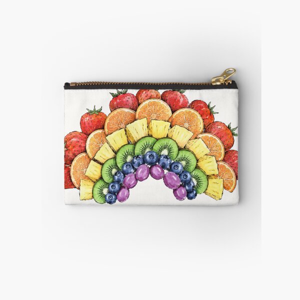 Item preview, Eat the Rainbow Watercolor Fruit Illustration designed and sold by bosamji.