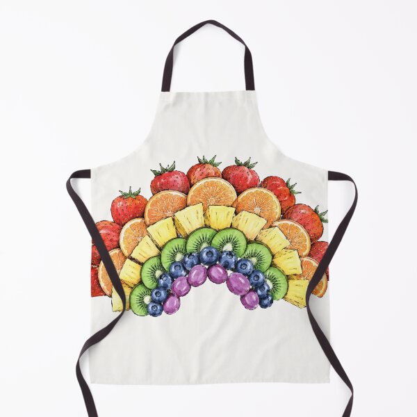 Item preview, Eat the Rainbow Watercolor Fruit Illustration designed and sold by bosamji.