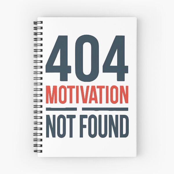 Item preview, 404 Motivation Not Found – Funny Programmer & Developer Typography T-Shirt designed and sold by KAM-KAM-STORE.