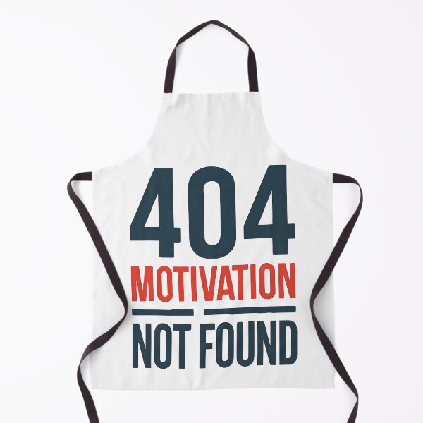 Item preview, 404 Motivation Not Found – Funny Programmer & Developer Typography T-Shirt designed and sold by KAM-KAM-STORE.