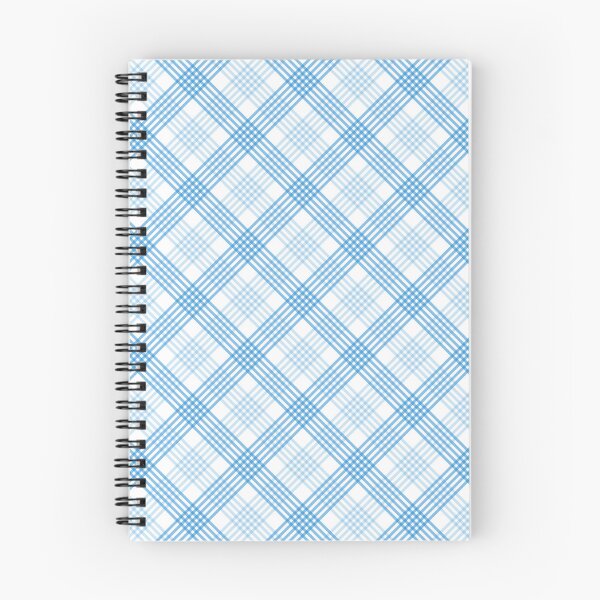 Item preview, Diagonal Plaid Pattern (blue lines on white) designed and sold by JMParadis.
